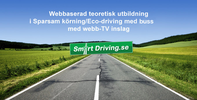 Webbaserad teoretisk utbildning i sparsam körning / eco-driving med personbil med TV-inslag