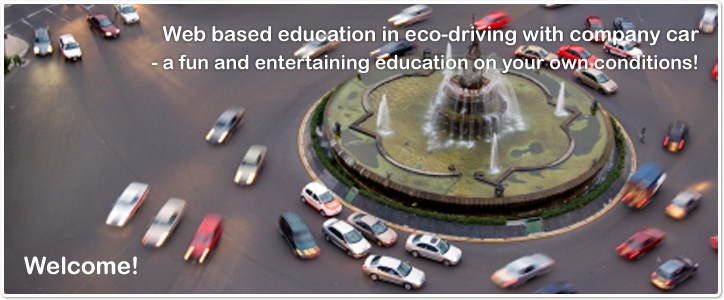 Webbaserad utbildning i sparsam körning / eco-driving med tjänstebil - en rolig och underhållande utbildning på dina villkor!